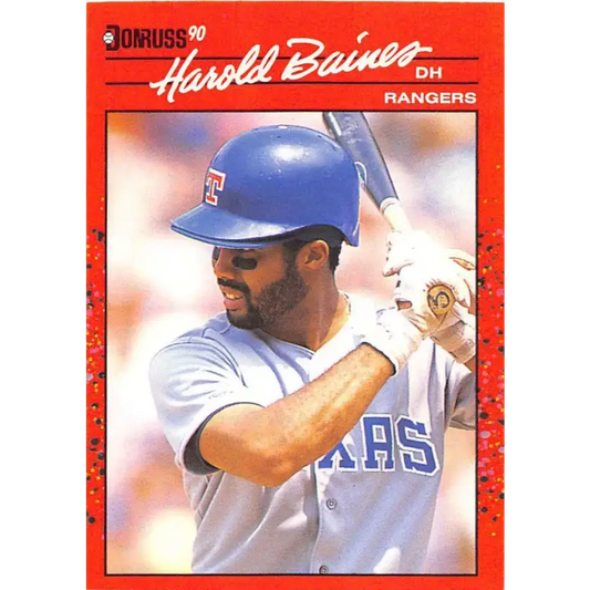 1990 Donruss #402 Harold Baines VG-EX Texas Rangers Baseball Card - Baseball Card Single