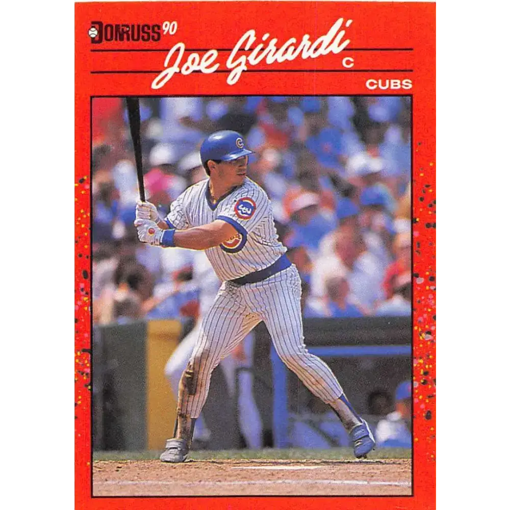 1990 Donruss #404 Joe Girardi VG-EX Chicago Cubs Baseball Card - Baseball Card Single