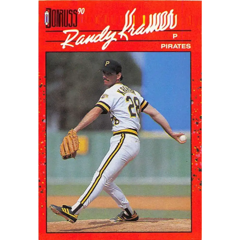 1990 Donruss #409 Randy Kramer VG-EX Pittsburgh Pirates Baseball Card - Baseball Card Single
