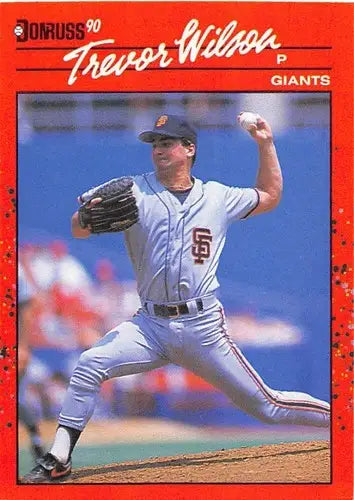 1990 Donruss #414 Trevor Wilson NM-MT Giants ID:5054 - Baseball Card Single