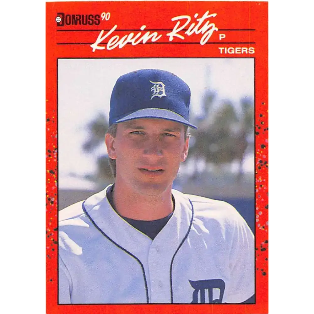 1990 Donruss #415 Kevin Ritz VG-EX RC Rookie Detroit Tigers Baseball Card - Baseball Card Single