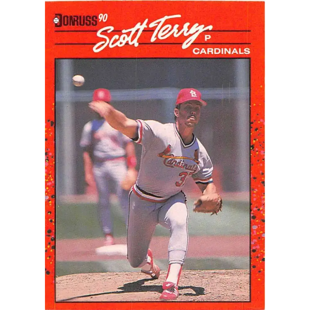 1990 Donruss #418 Scott Terry VG-EX St. Louis Cardinals Baseball Card - Baseball Card Single