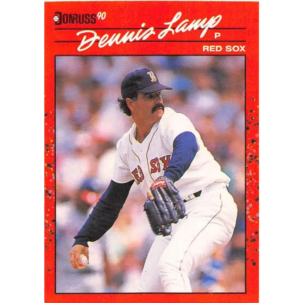 1990 Donruss #423 Dennis Lamp VG-EX Boston Red Sox Baseball Card - Baseball Card Single