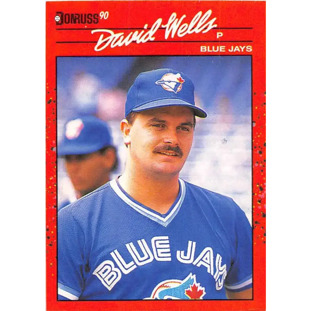1990 Donruss #425 David Wells VG-EX Toronto Blue Jays Baseball Card - Baseball Card Single
