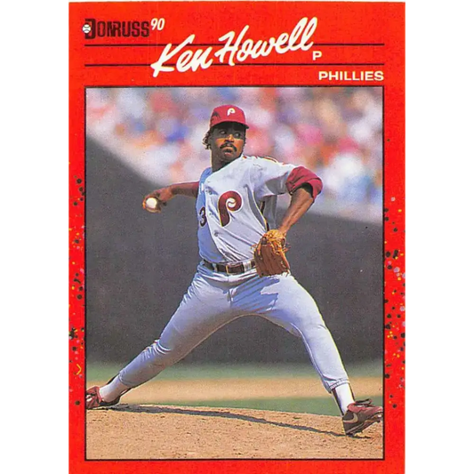 1990 Donruss #430 Ken Howell VG-EX Philadelphia Phillies Baseball Card - Baseball Card Single