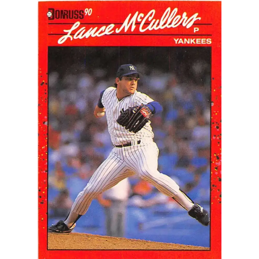 1990 Donruss #433 Lance McCullers VG-EX New York Yankees Baseball Card - Baseball Card Single