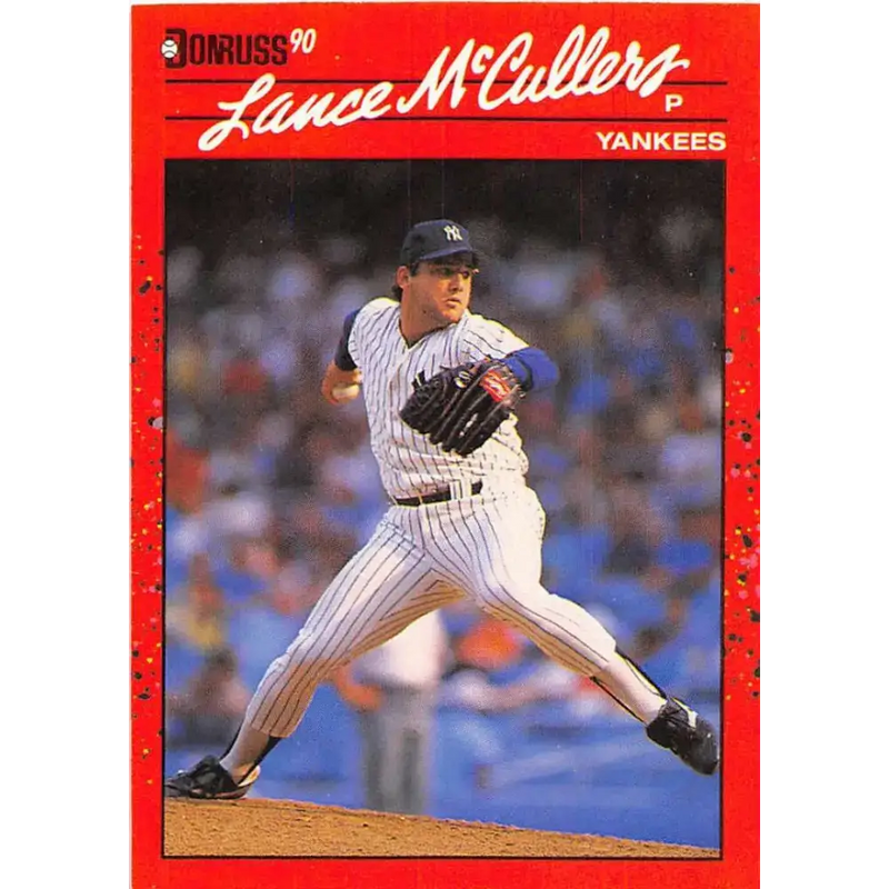 1990 Donruss #433 Lance McCullers VG-EX New York Yankees Baseball Card - Baseball Card Single