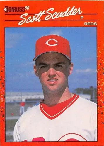 1990 Donruss #435 Scott Scudder NM-MT Reds - Baseball Card Single