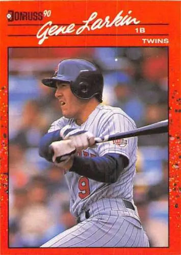 1990 Donruss #436 Gene Larkin NM-MT Twins original gloss baseball card for collectors