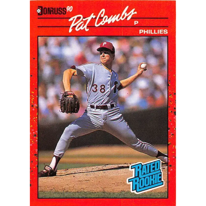 1990 Donruss #44 Pat Combs DP VG-EX Philadelphia Phillies Baseball Card - Baseball Card Single