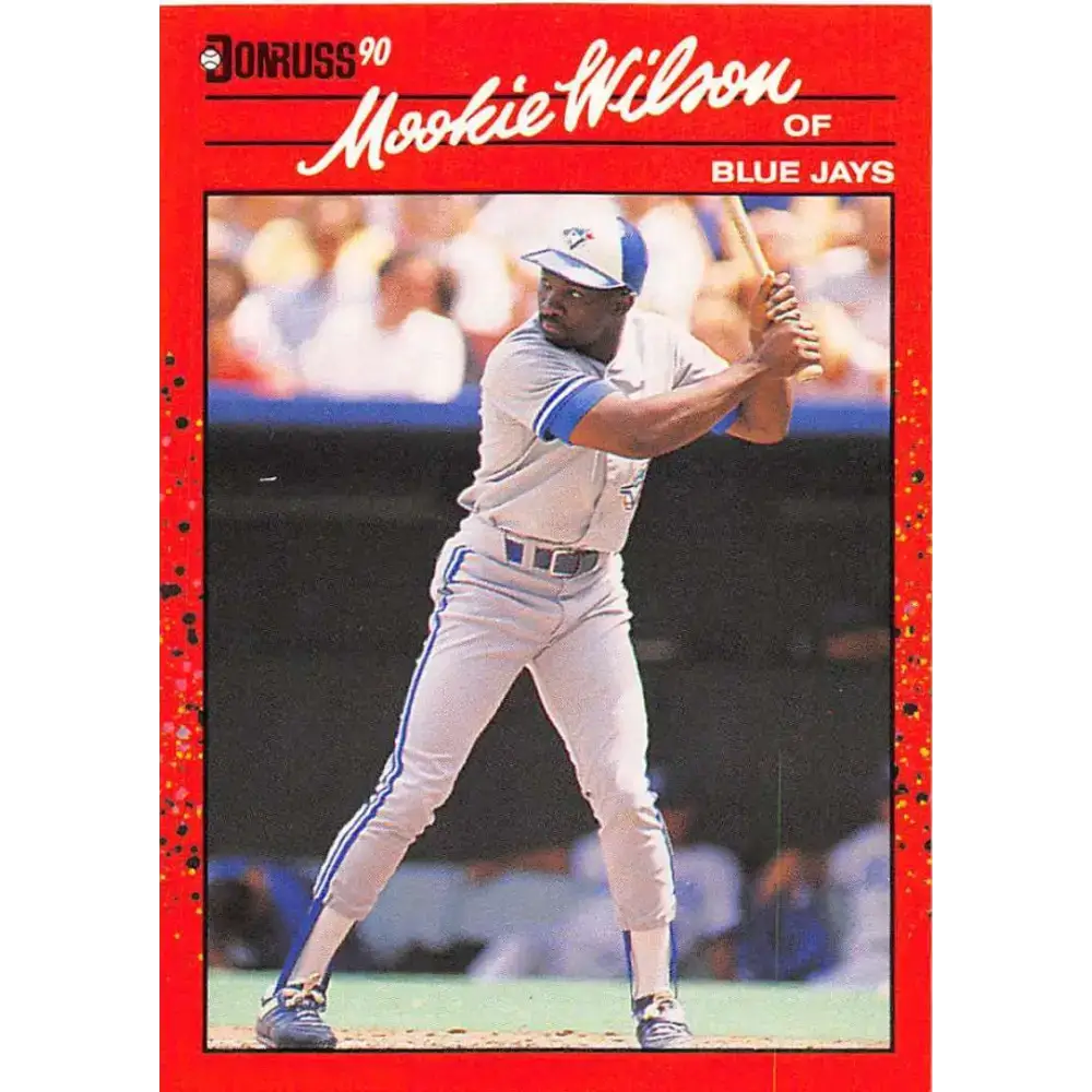 1990 Donruss #442 Mookie Wilson VG-EX Toronto Blue Jays Baseball Card - Baseball Card Single