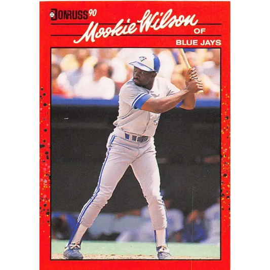 1990 Donruss #442 Mookie Wilson VG-EX Toronto Blue Jays Baseball Card - Baseball Card Single