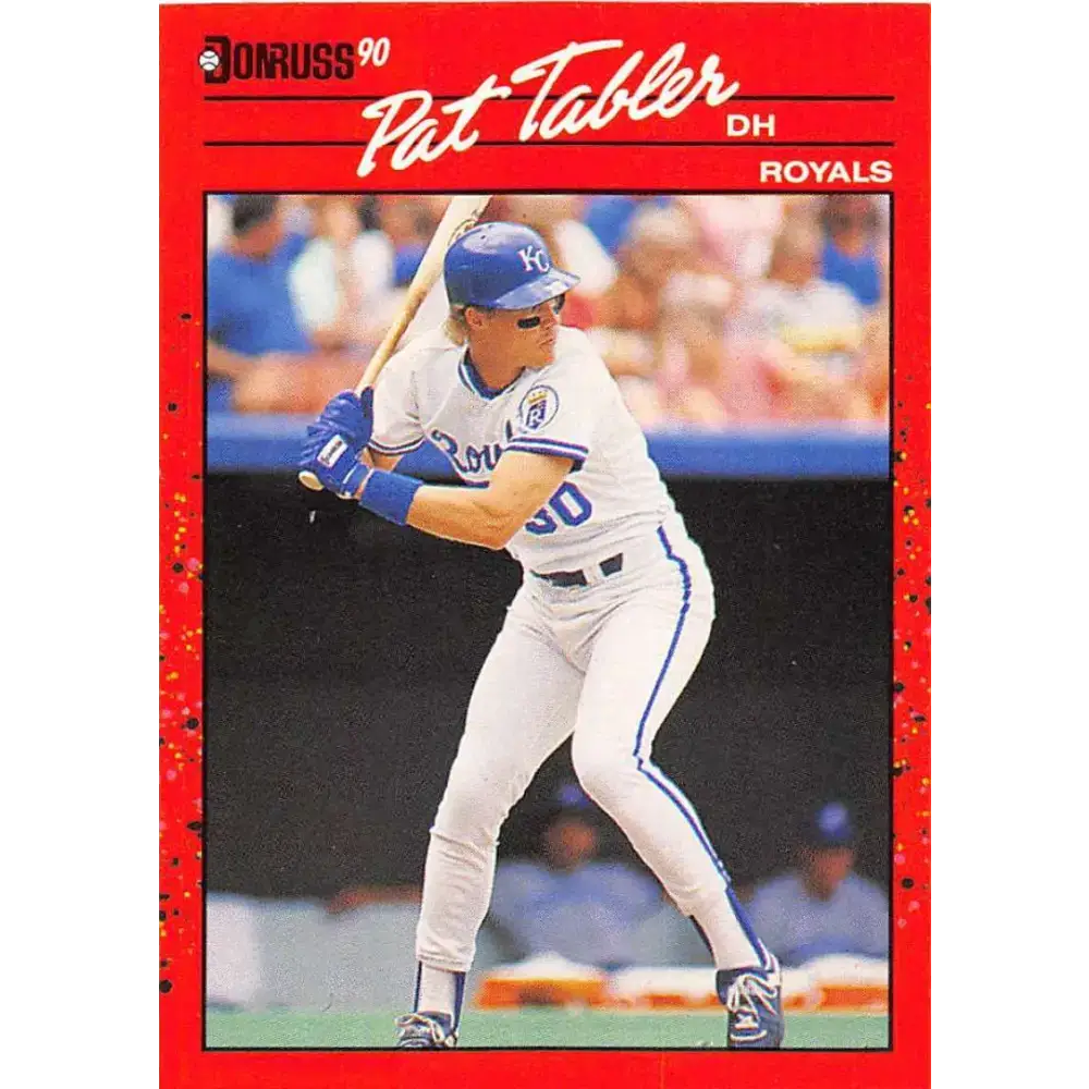 1990 Donruss #444 Pat Tabler VG-EX Kansas City Royals Baseball Card - Baseball Card Single