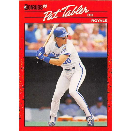1990 Donruss #444 Pat Tabler VG-EX Kansas City Royals Baseball Card - Baseball Card Single