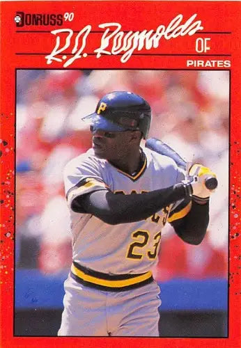 Original gloss R J Reynolds baseball card from 1990 Donruss Pirates NM-MT