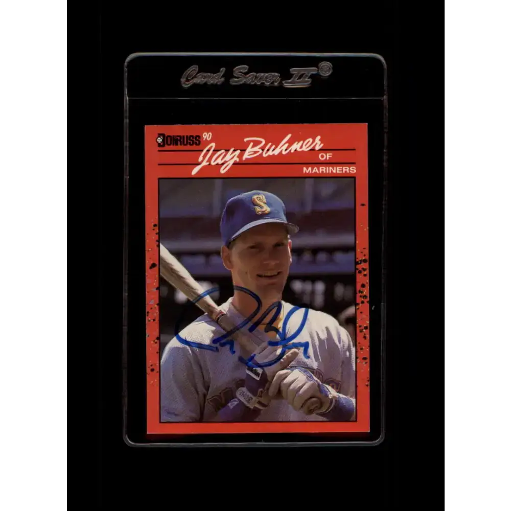1990 Donruss #448 Jay Buhner VG-EX Seattle Mariners Baseball Card - Baseball Card Single