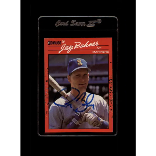 1990 Donruss #448 Jay Buhner VG-EX Seattle Mariners Baseball Card - Baseball Card Single