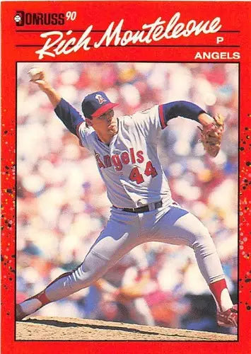 1990 Donruss #462 Rich Monteleone NM-MT Angels ID:5084 - Baseball Card Single