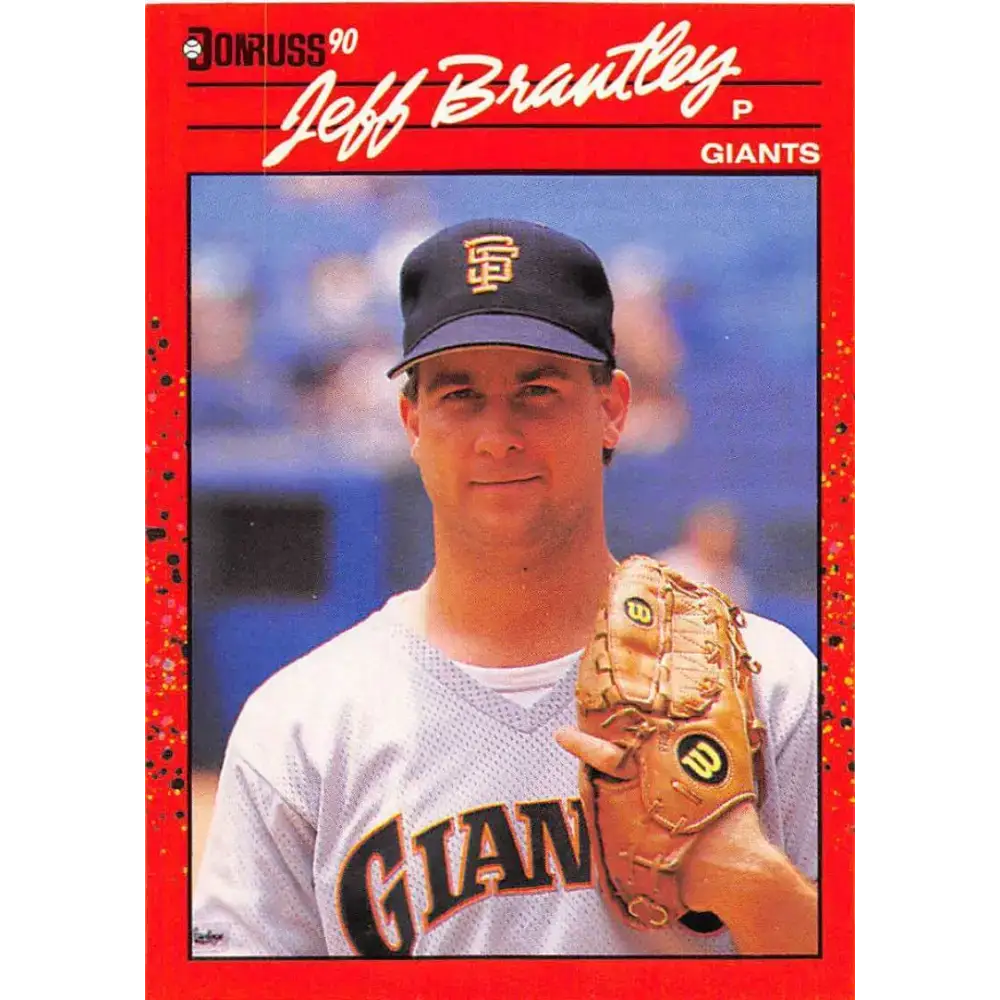 1990 Donruss #466 Jeff Brantley VG-EX San Francisco Giants Baseball Card - Baseball Card Single