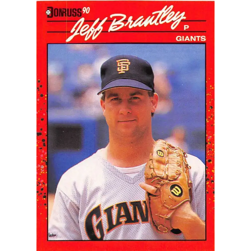 1990 Donruss #466 Jeff Brantley VG-EX San Francisco Giants Baseball Card - Baseball Card Single