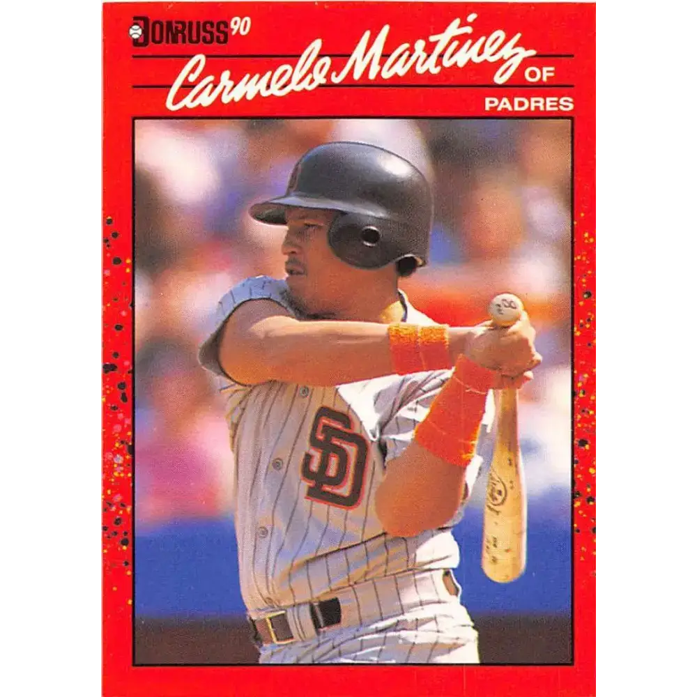 1990 Donruss #482 Carmelo Martinez VG-EX San Diego Padres Baseball Card - Baseball Card Single