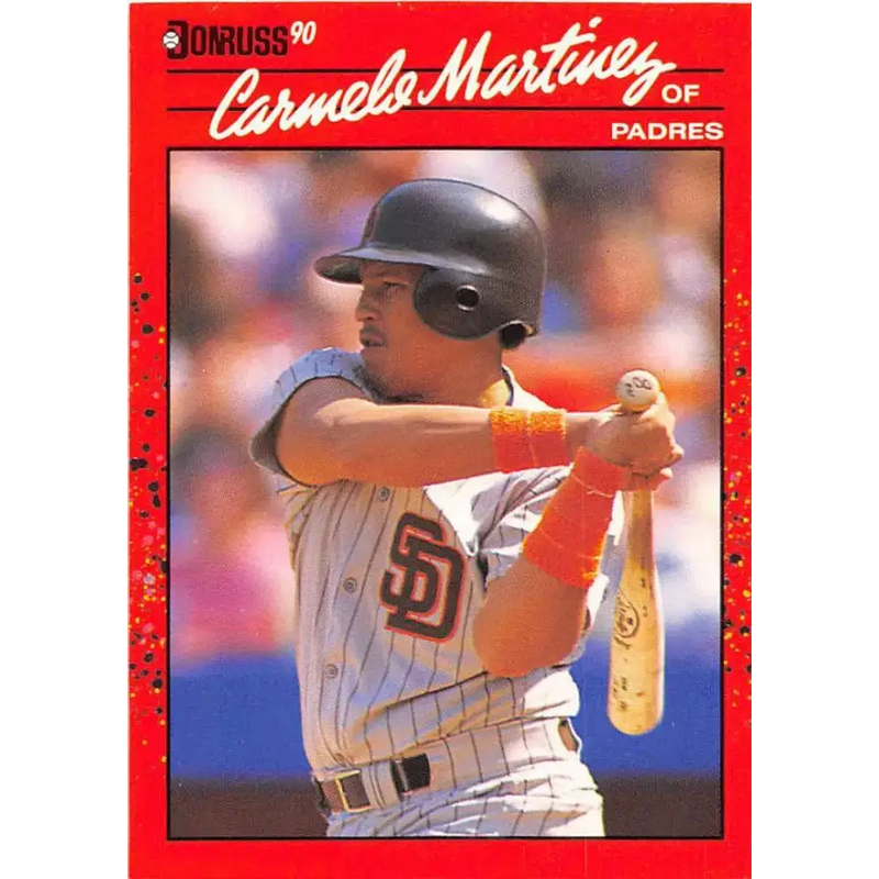1990 Donruss #482 Carmelo Martinez VG-EX San Diego Padres Baseball Card - Baseball Card Single