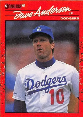 1990 Donruss #486 Dave Anderson NM Near Mint Dodgers - Baseball Card Single