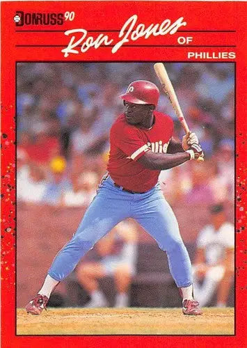 1990 Donruss #487 Ron Jones NM-MT Phillies - Baseball Card Single