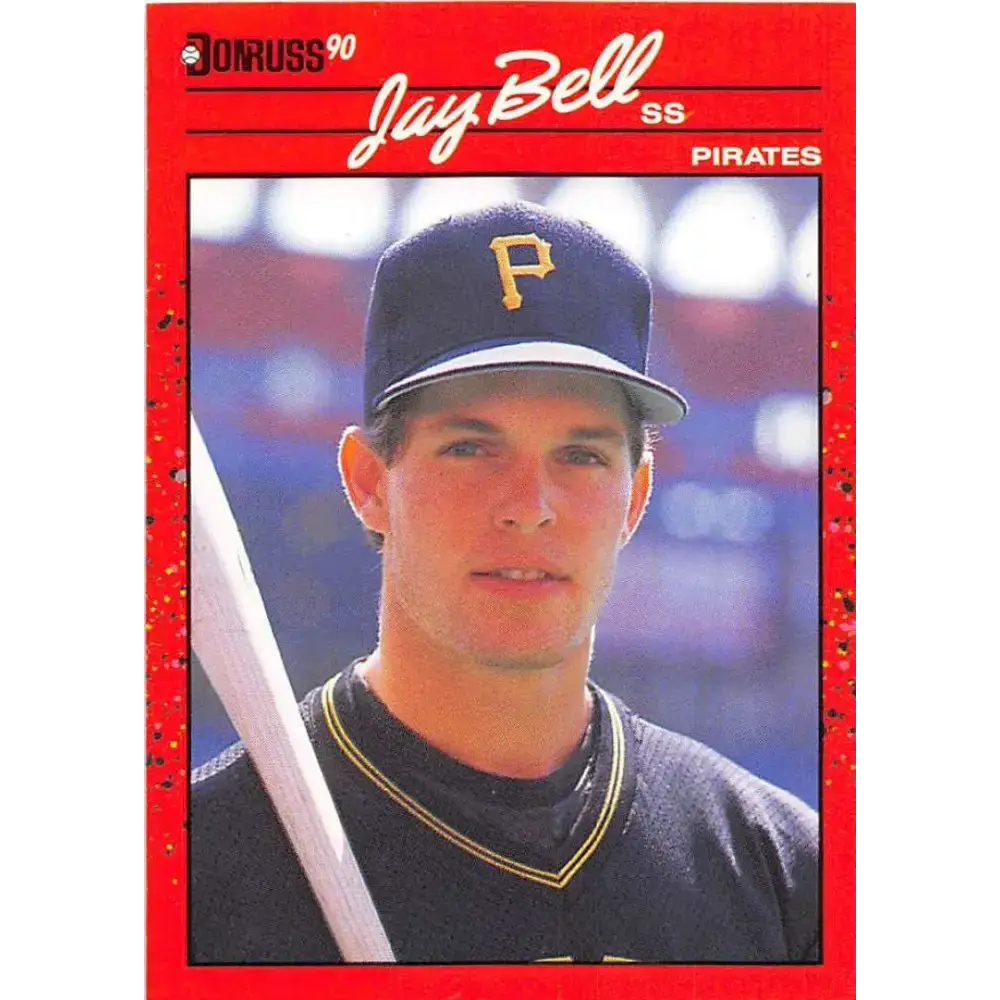 1990 Donruss #488 Jay Bell VG-EX Pittsburgh Pirates Baseball Card - Baseball Card Single