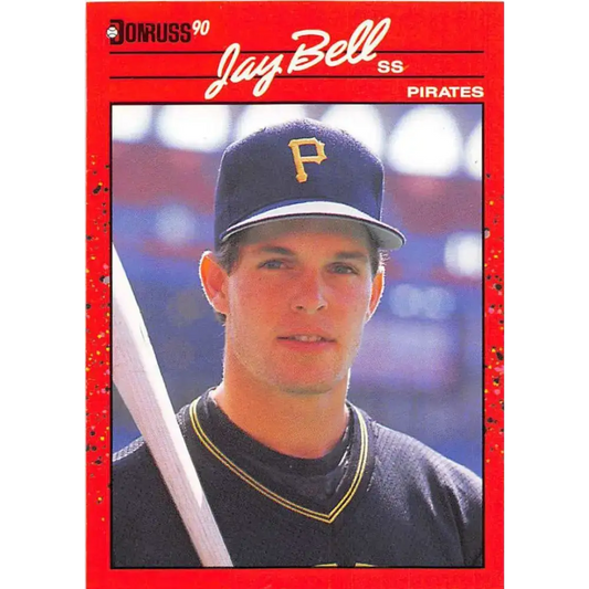 1990 Donruss #488 Jay Bell VG-EX Pittsburgh Pirates Baseball Card - Baseball Card Single