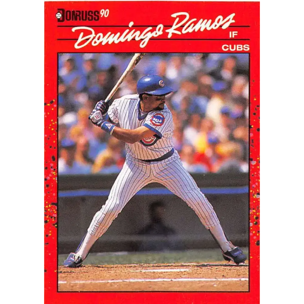 1990 Donruss #491 Domingo Ramos VG-EX Chicago Cubs Baseball Card - Baseball Card Single