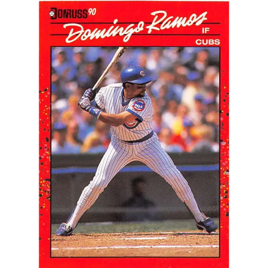 1990 Donruss #491 Domingo Ramos VG-EX Chicago Cubs Baseball Card - Baseball Card Single