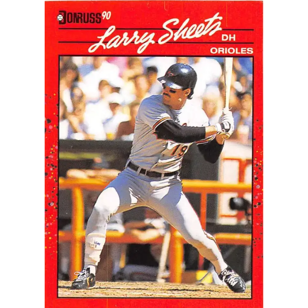 1990 Donruss #495 Larry Sheets VG-EX Baltimore Orioles Baseball Card - Baseball Card Single
