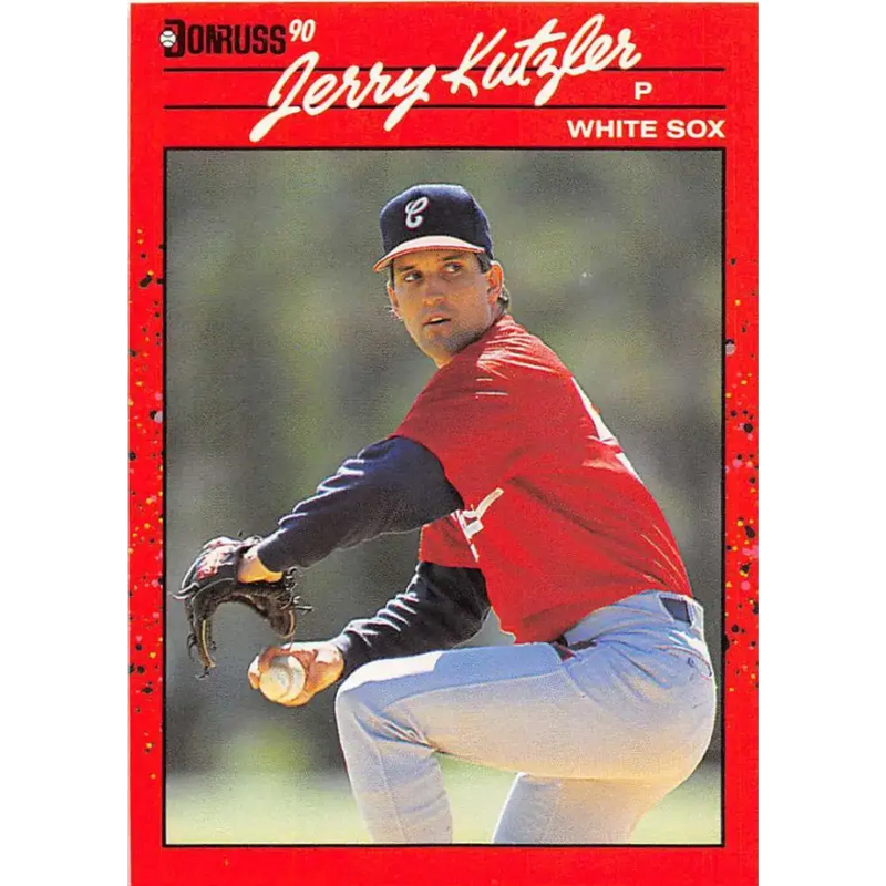 1990 Donruss #503 Jerry Kutzler VG-EX RC Rookie Chicago White Sox Baseball Card - Baseball Card Single