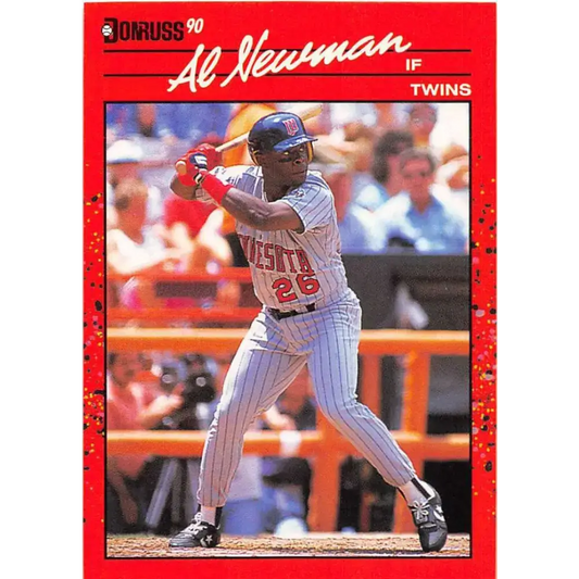 1990 Donruss #506 Al Newman VG-EX Minnesota Twins Baseball Card - Baseball Card Single