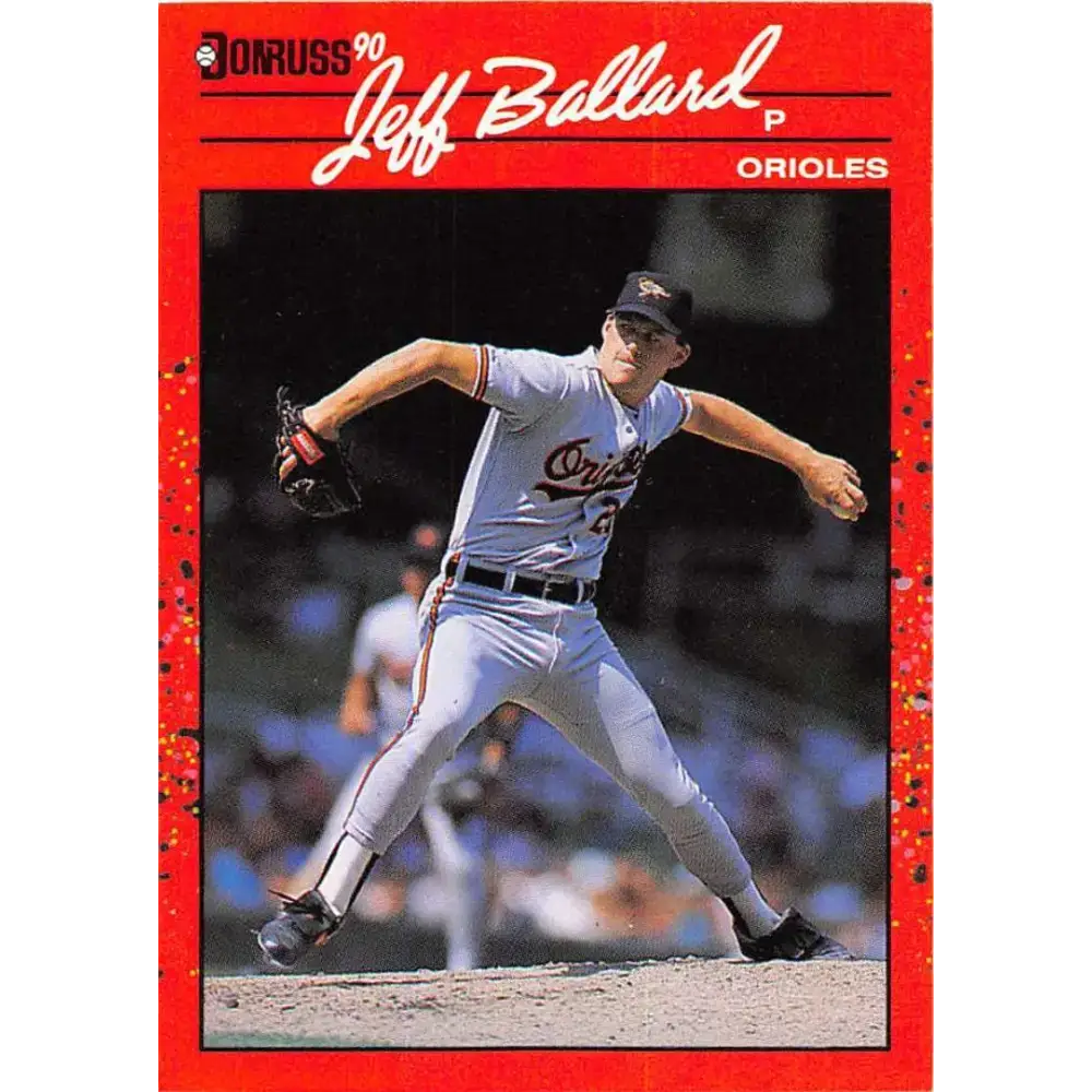 1990 Donruss #51 Jeff Ballard VG-EX Baltimore Orioles Baseball Card - Baseball Card Single