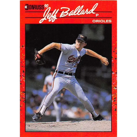 1990 Donruss #51 Jeff Ballard VG-EX Baltimore Orioles Baseball Card - Baseball Card Single