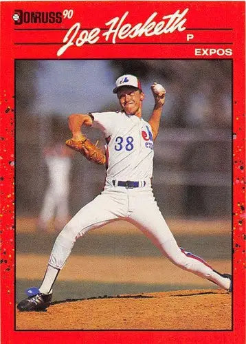 1990 Donruss #511 Joe Hesketh NM-MT Expos - Baseball Card Single