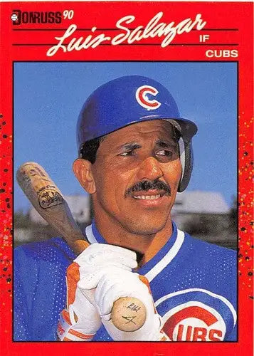 1990 Donruss #513 Luis Salazar NM-MT Cubs - Baseball Card Single