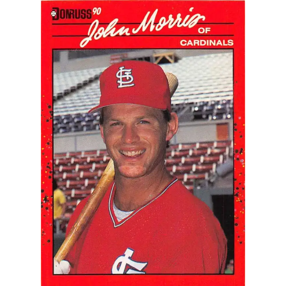 1990 Donruss #516 John Morris VG-EX St. Louis Cardinals Baseball Card - Baseball Card Single