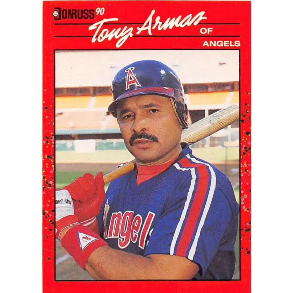 1990 Donruss #525 Tony Armas VG-EX California Angels Baseball Card - Baseball Card Single