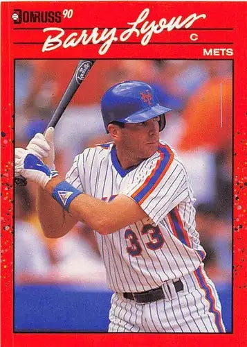 1990 Donruss #526 Barry Lyons NM-MT Mets - Baseball Card Single