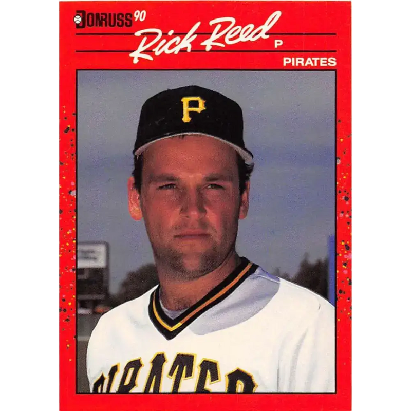 1990 Donruss #527 Rick Reed VG-EX RC Rookie Pittsburgh Pirates Baseball Card - Baseball Card Single