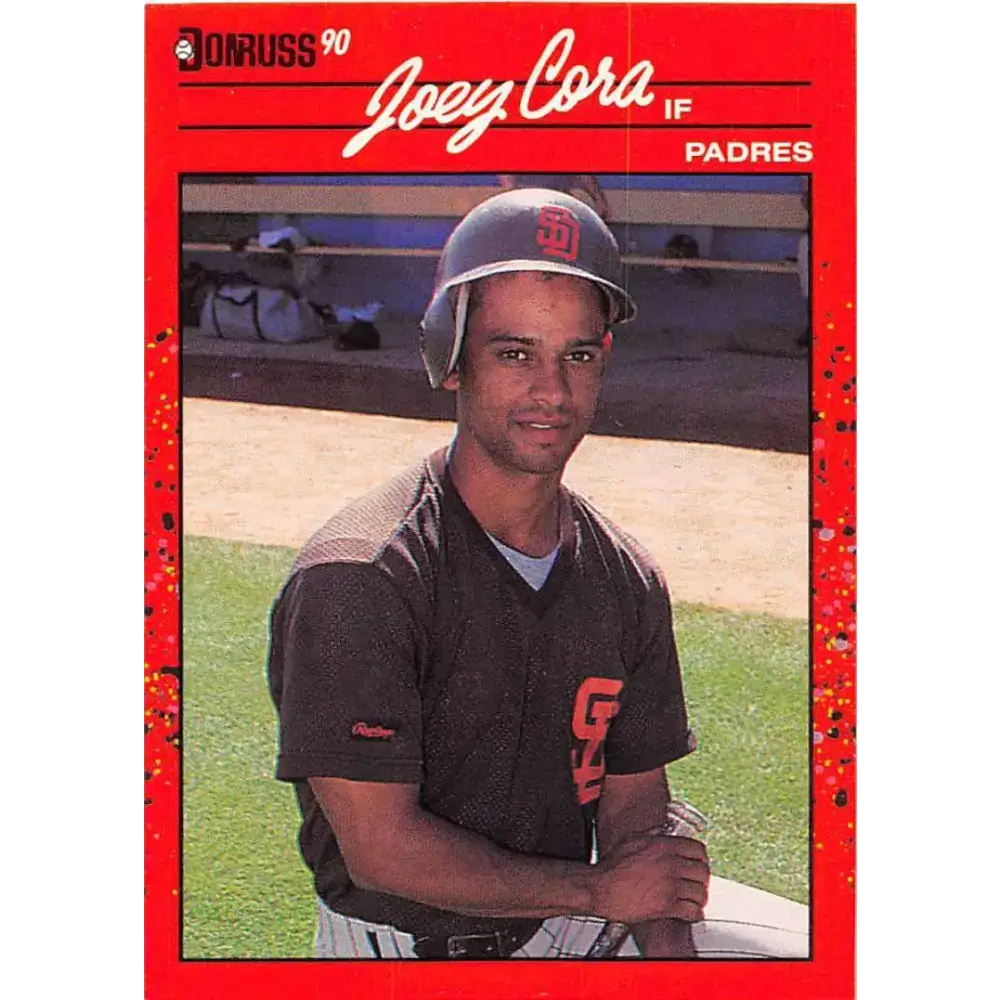 1990 Donruss #538 Joey Cora VG-EX San Diego Padres Baseball Card - Baseball Card Single
