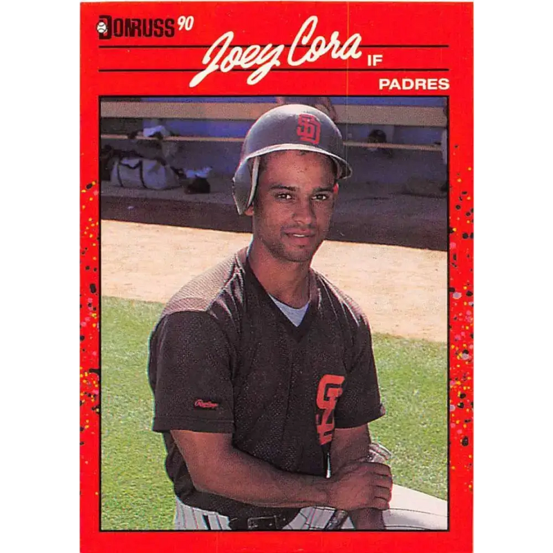 1990 Donruss #538 Joey Cora VG-EX San Diego Padres Baseball Card - Baseball Card Single