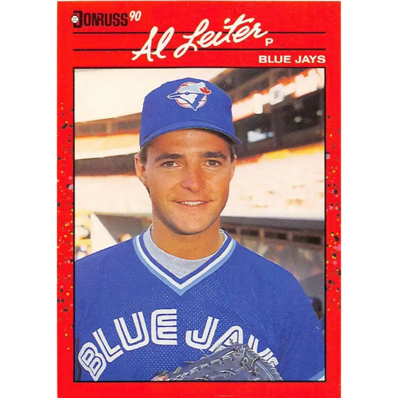 1990 Donruss #543 Al Leiter VG-EX Toronto Blue Jays Baseball Card - Baseball Card Single