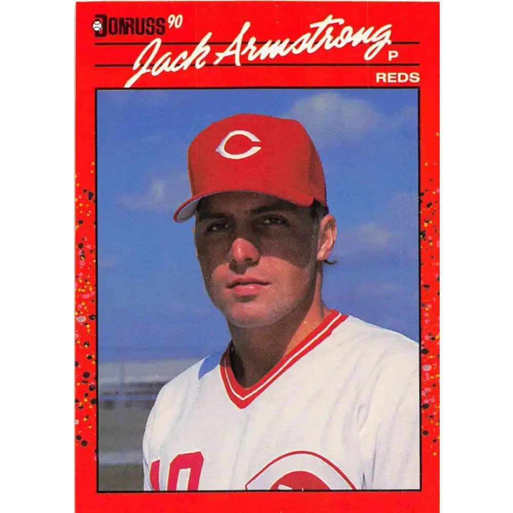 1990 Donruss #544 Jack Armstrong VG-EX Cincinnati Reds Baseball Card - Baseball Card Single