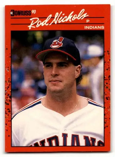 Rod Nichols Cleveland Indians baseball card from 1990 Donruss #546