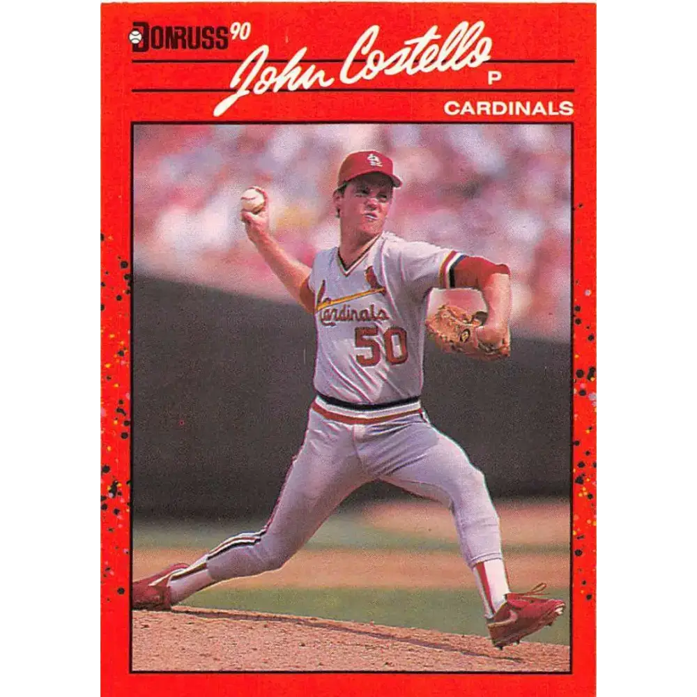 1990 Donruss #555 John Costello VG-EX St. Louis Cardinals Baseball Card - Baseball Card Single