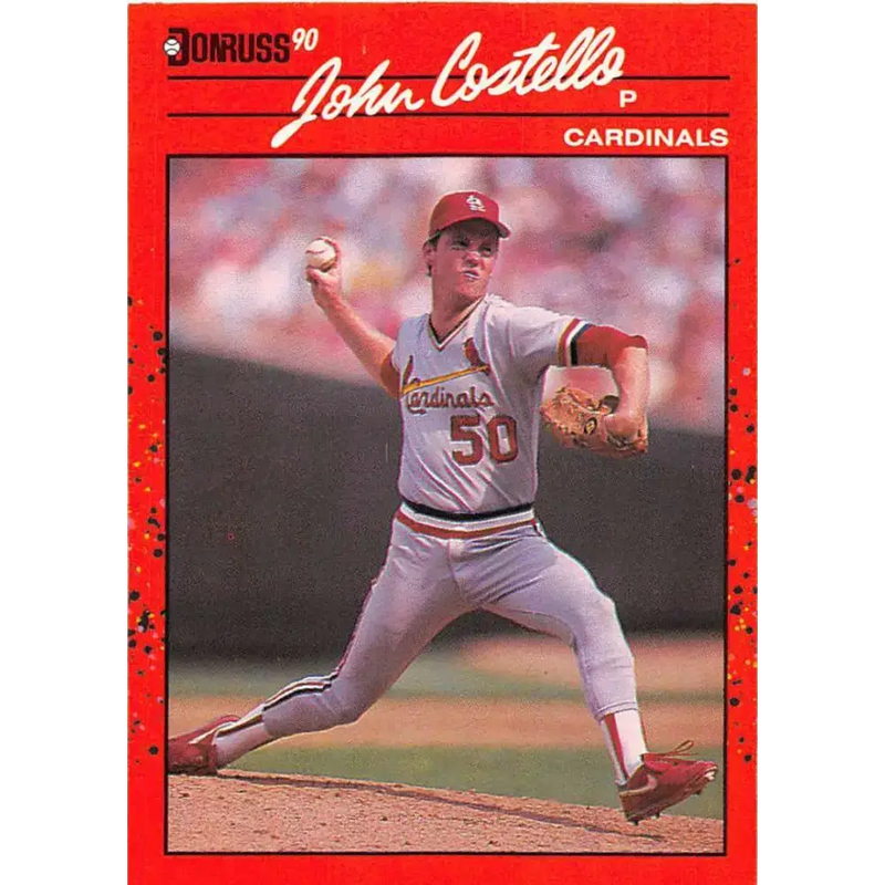 1990 Donruss #555 John Costello VG-EX St. Louis Cardinals Baseball Card - Baseball Card Single